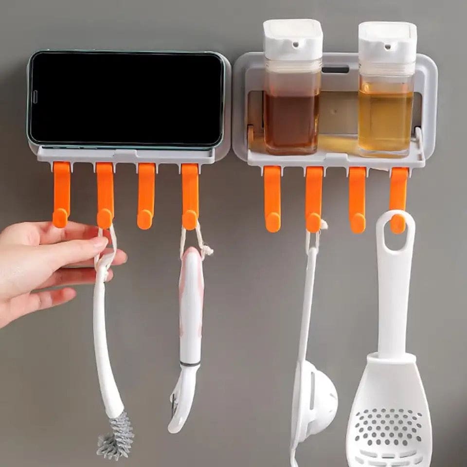 Hang Stand Holder, Kitchen Spice Organizer, Plastic Kitchen Shelf Storage Rack Wall-mounted Storage Rack, Plastic Door Hook Shelf, Coat Rack Hook Hang Stand Holder, Kitchen Spice Organizer, Plastic Kitchen Shelf Storage Rack Wall-mounted Storage Rack, Plastic Door Hook Shelf, Coat Rack Hook